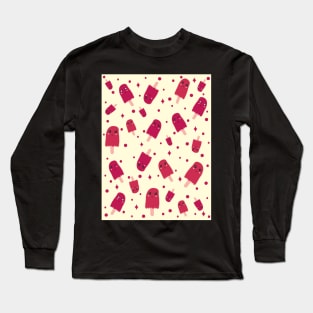 Raspberry sorbet Kawaii Sweet Raspberry Sorbet Time pattern Long Sleeve T-Shirt